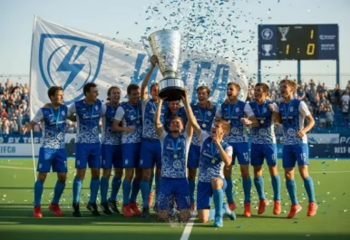 «Динамо-Электросталь» побеждает в Кубке России по хоккею на траве 2025